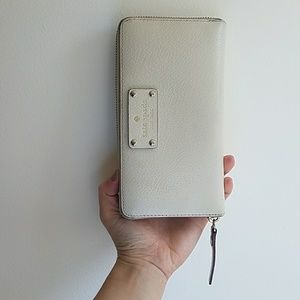 Off white kate spade wallet
